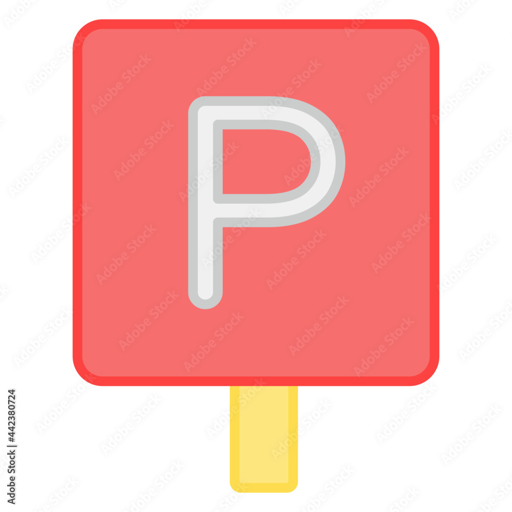 A premium download icon of parking board A premium download icon of parking board