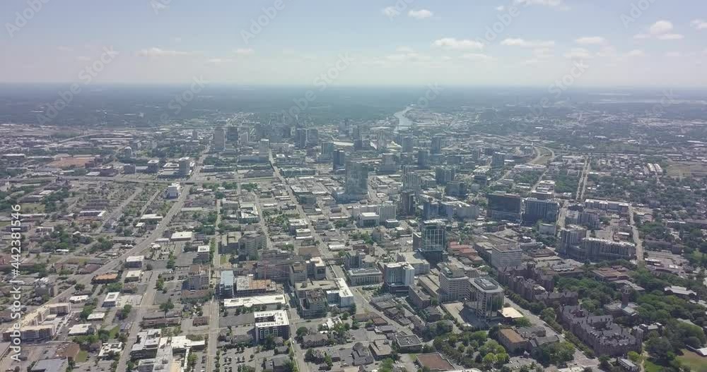 Drone Flying High over Downtown Nashville Drone Flying High over Downtown Nashville
