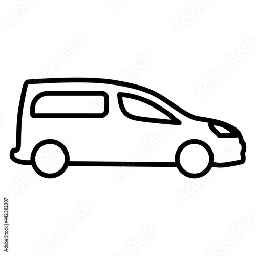 Minicar, linear design of private transport