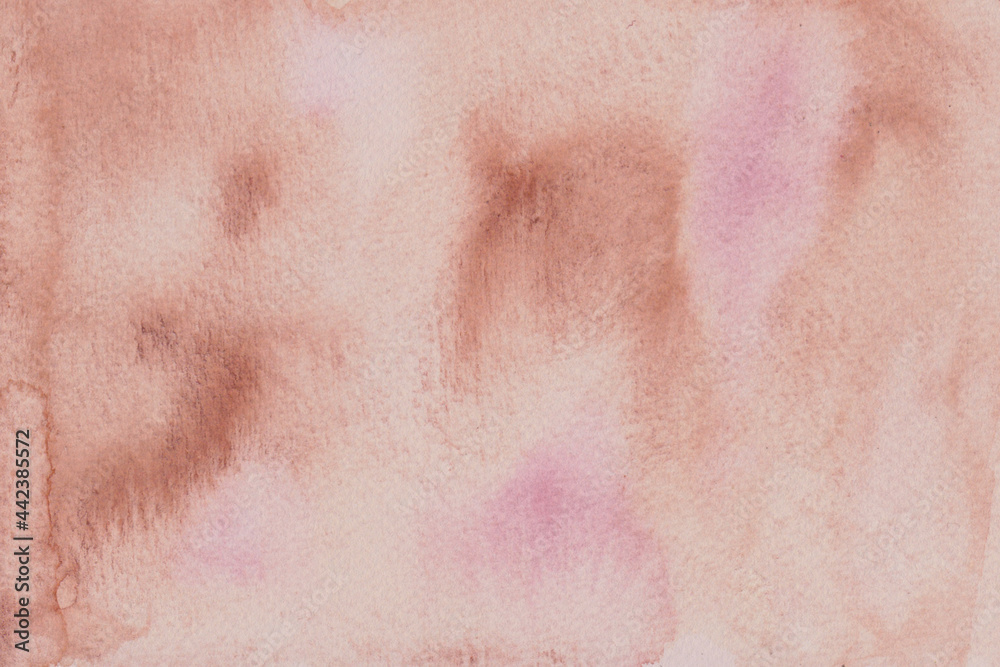 Pink watercolor abstract background. Watercolor pastel wallpaper