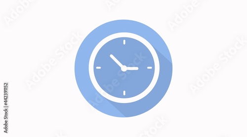 Free Download Clock Icon. Vector isolated illustration of a clock - GFXLoad