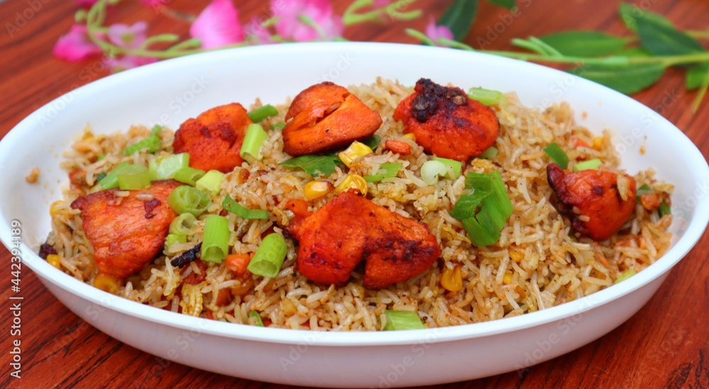 Spicy Chicken Fried Rice Spicy Chicken Fried Rice