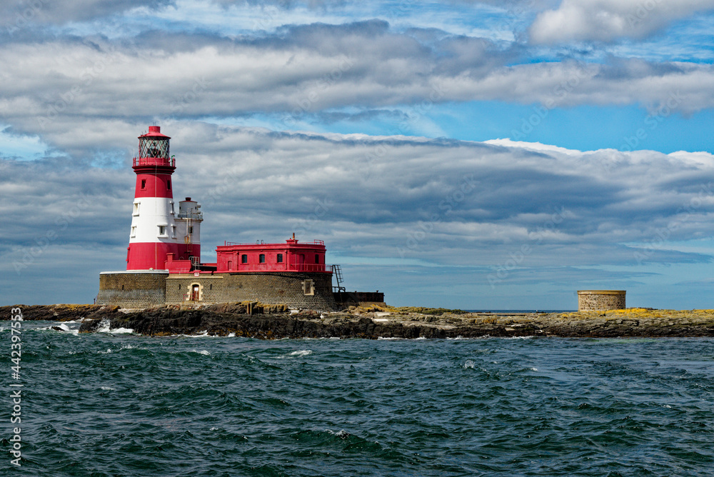 Longstone Lighthouse in the farne Islands - United Kingdom
