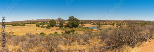 landscape on the grounds of the Ovita Wildlife Restcamp, Okahandja, Namibia photo