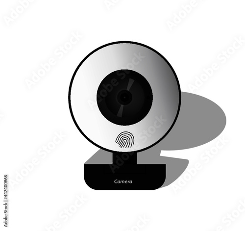 illustration of webcam