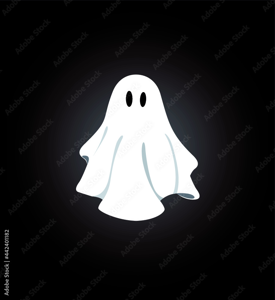 Ghost, haloween cartoon vector illustration. Ghost, haloween cartoon vector illustration.