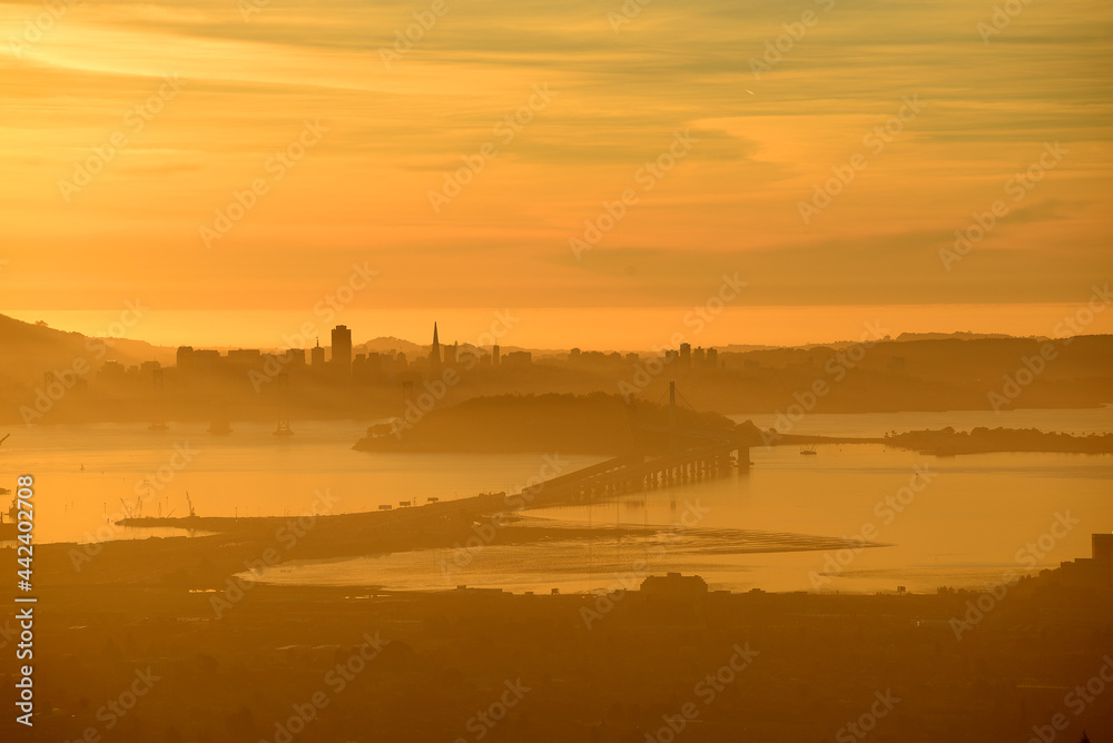 Naklejka premium bay area view