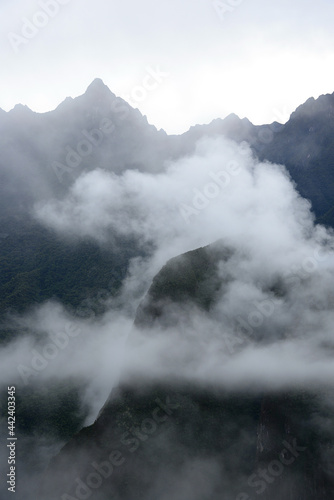 mountain with fog © porbital