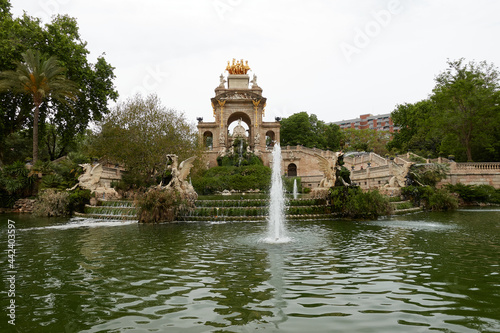 Parc de la Ciutadella Citadel Park in Barcelona, Spain.