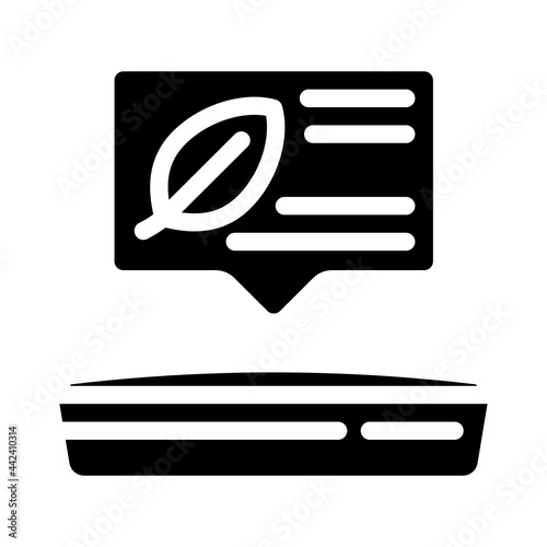 paraffin organic cosmetics glyph icon vector. paraffin organic cosmetics sign. isolated contour symbol black illustration