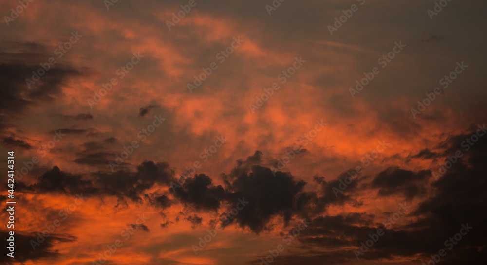 sunset in the sky sunset in the sky