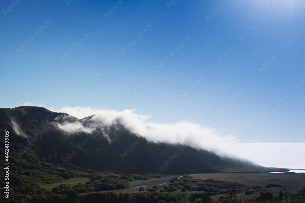 Undeveloped area, Lost Coast, North of California.	
