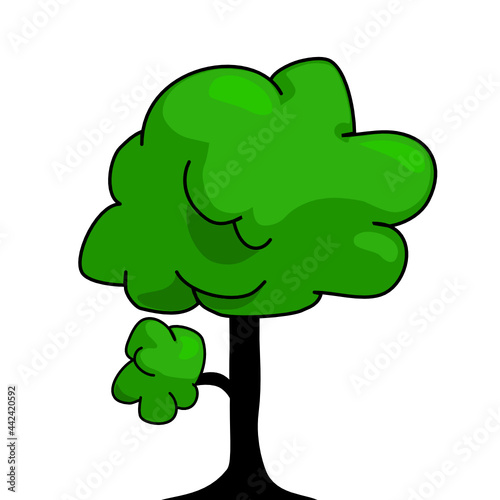 Zielone drzewo