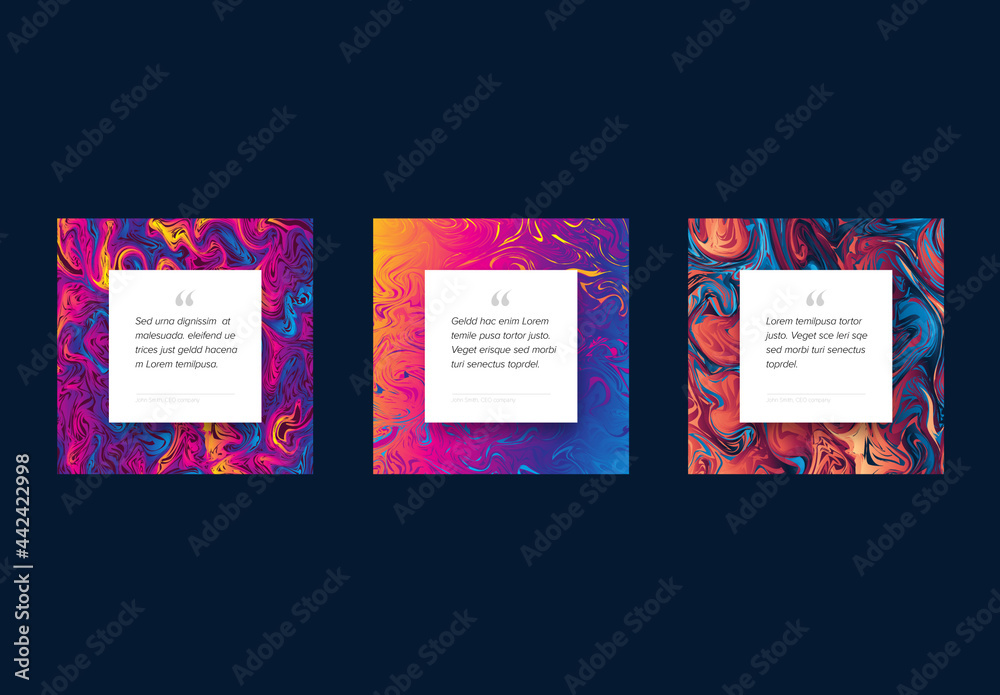 Social Media Quote Template Stock Template Adobe Stock