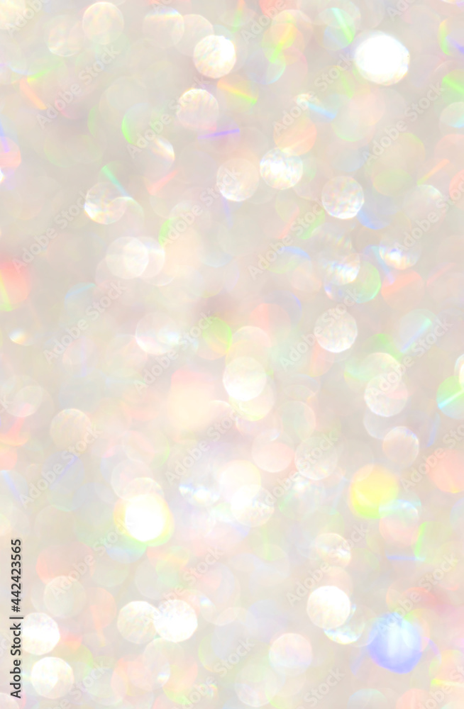 Texture of silver bokeh surface, luxury background