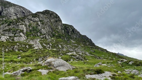 mountain landscape with sky