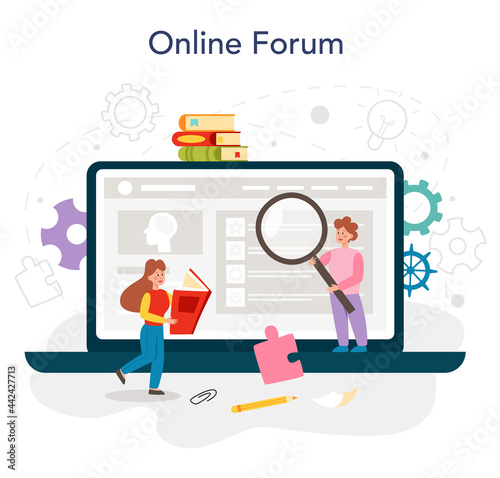 Psychology online service or platform. People's mental
