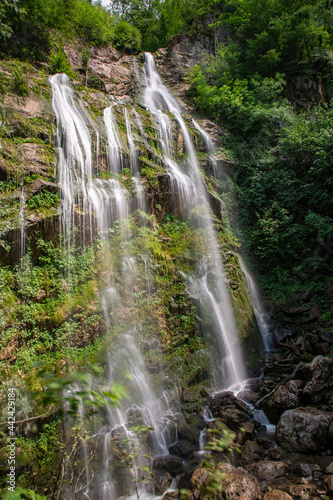 Saklikent Waterfall located in the borders of Yigilca district of D  zce province of Turkey.