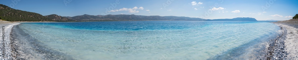 panorama of Salda is a large and clean lake of Turkey
