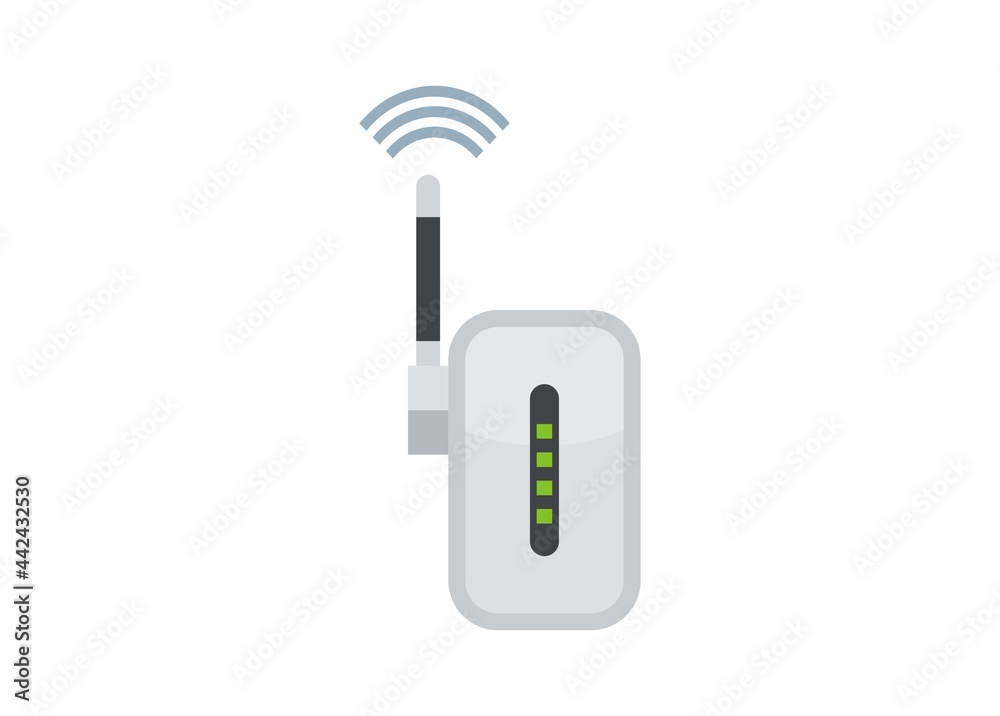 Wi-fi repeater/router simple icon Wi-fi repeater/router simple icon