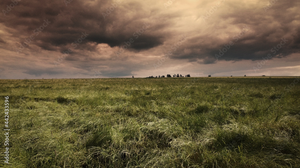 Meadows and landscapes with dramatic sky - nature photography Meadows and landscapes with dramatic sky - nature photography