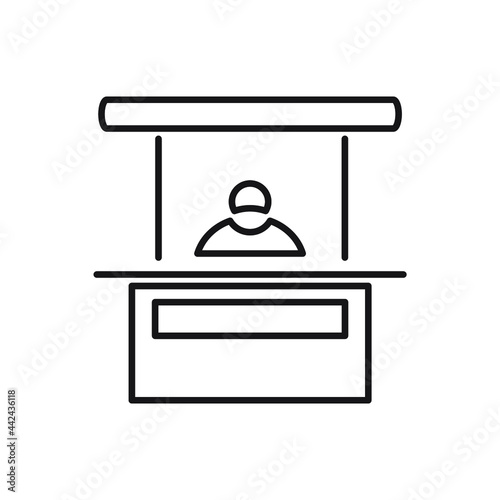 promo stand icons symbol vector elements for infographic web