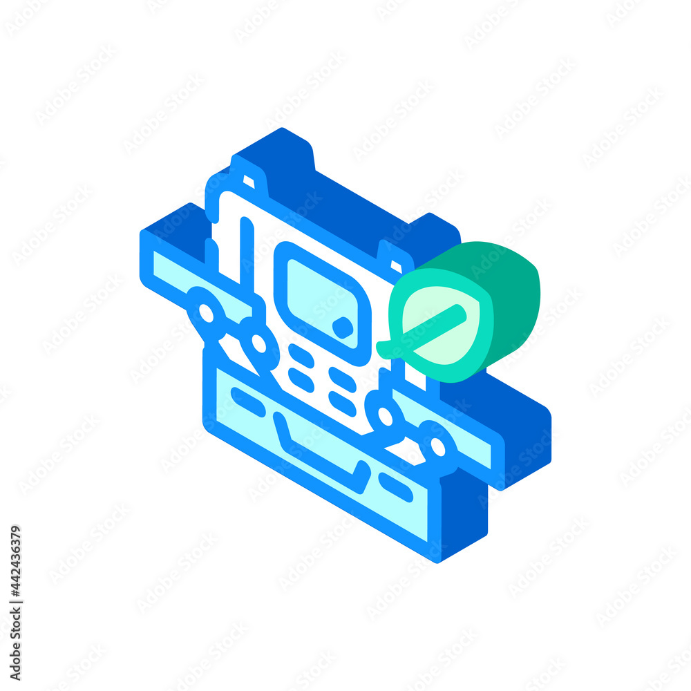case with makeup isometric icon vector. case with makeup sign. isolated symbol illustration case with makeup isometric icon vector. case with makeup sign. isolated symbol illustration