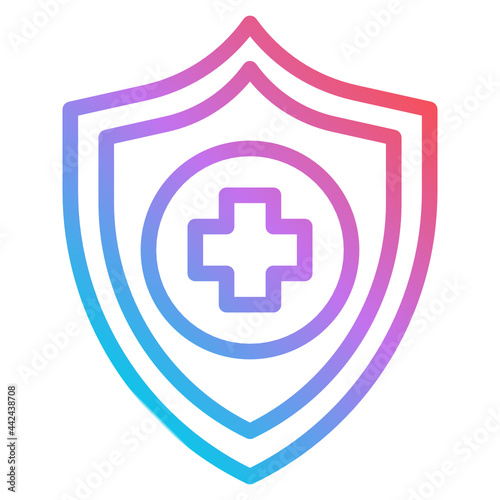 shield gradient icon