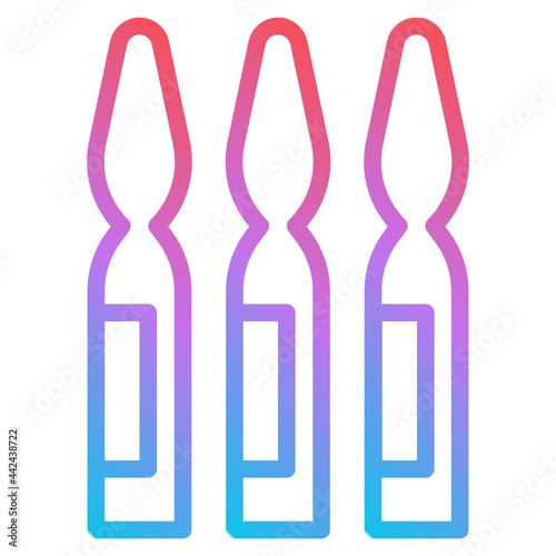ampoule gradient icon