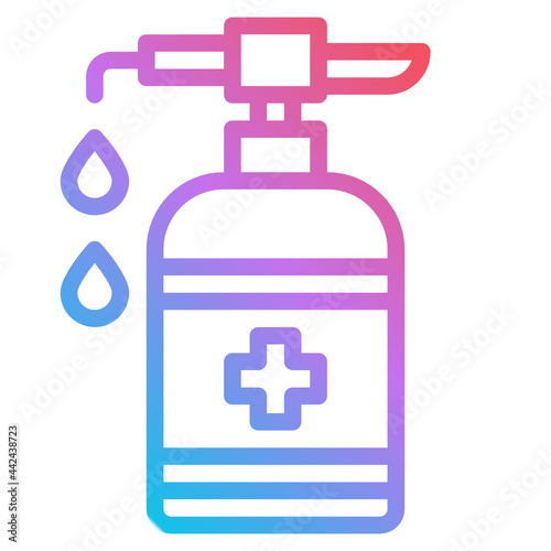 antiseptic gradient icon