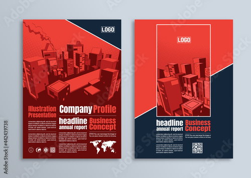 Flyer Brochure poster design, Business template in A4 size, for presentation, Company Profile Cover Images.