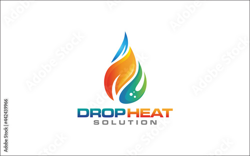 Illustration graphic vector of plumbing and heating service Logo Design template