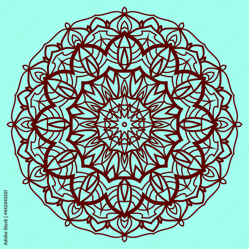 mandala vector art pattern. traditional round lace decoration. circular design element mandala vector art pattern. traditional round lace decoration. circular design element