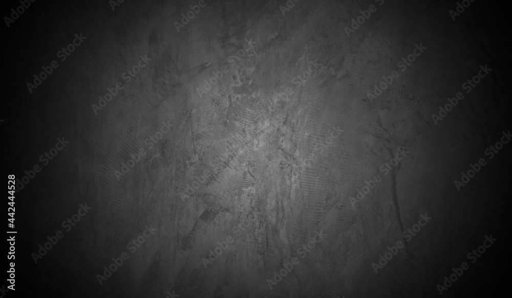 Old wall texture cement dark black gray background abstract grey color design are light with white gradient background. Old wall texture cement dark black gray background abstract grey color design are light with white gradient background.