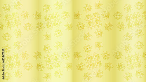 glamorous mosaic pattern background with gold color