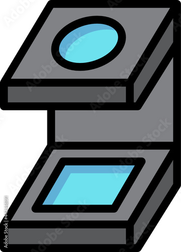 press proof color outline icon