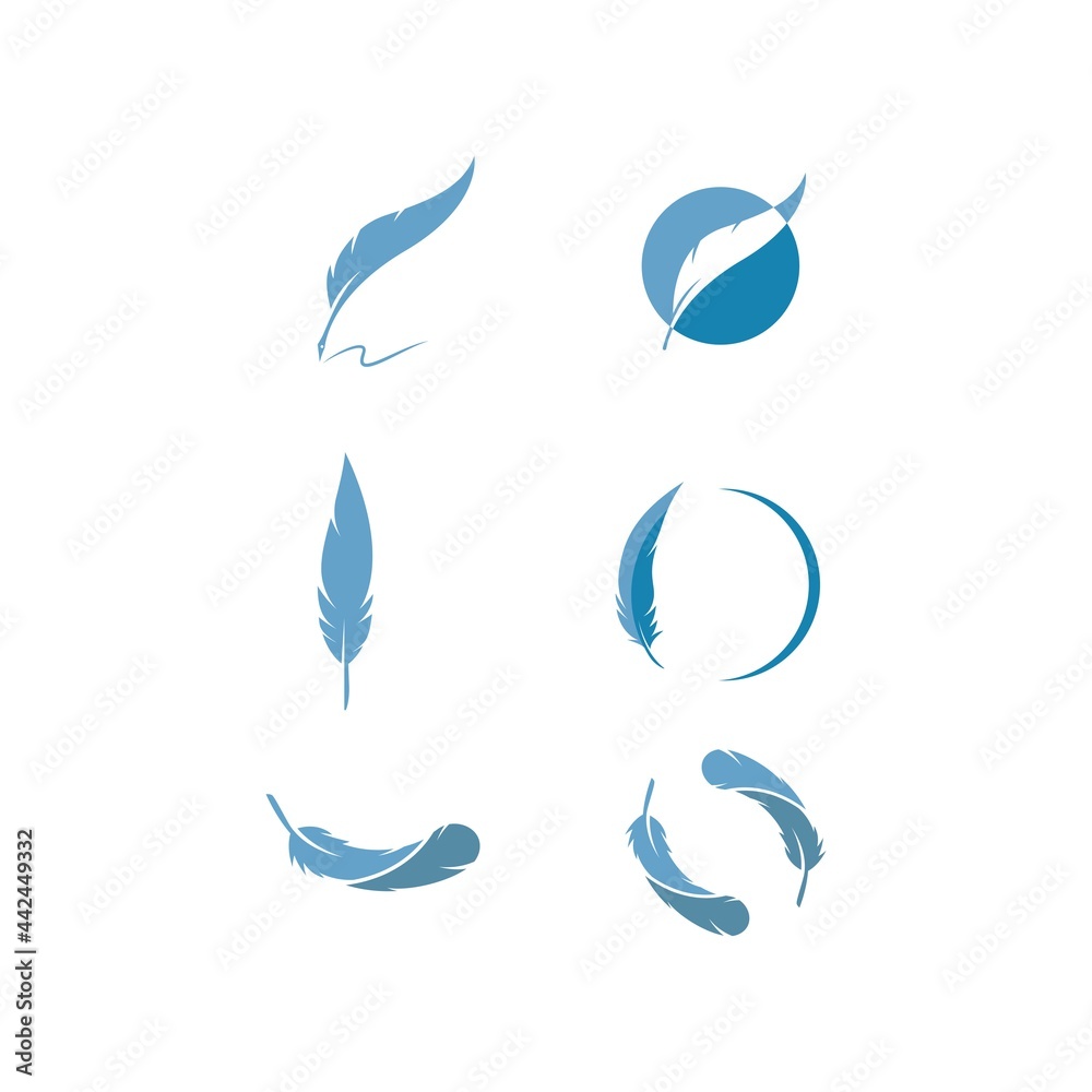 Naklejka premium Feather ilustration