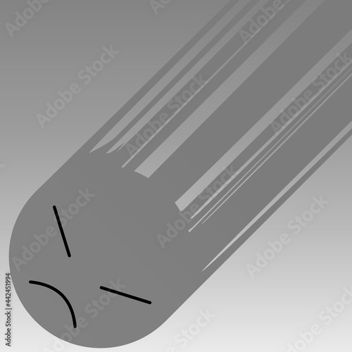 Angry face in grayscale with fire 09