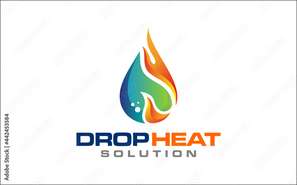 Illustration graphic vector of plumbing and heating service Logo Design template Illustration graphic vector of plumbing and heating service Logo Design template