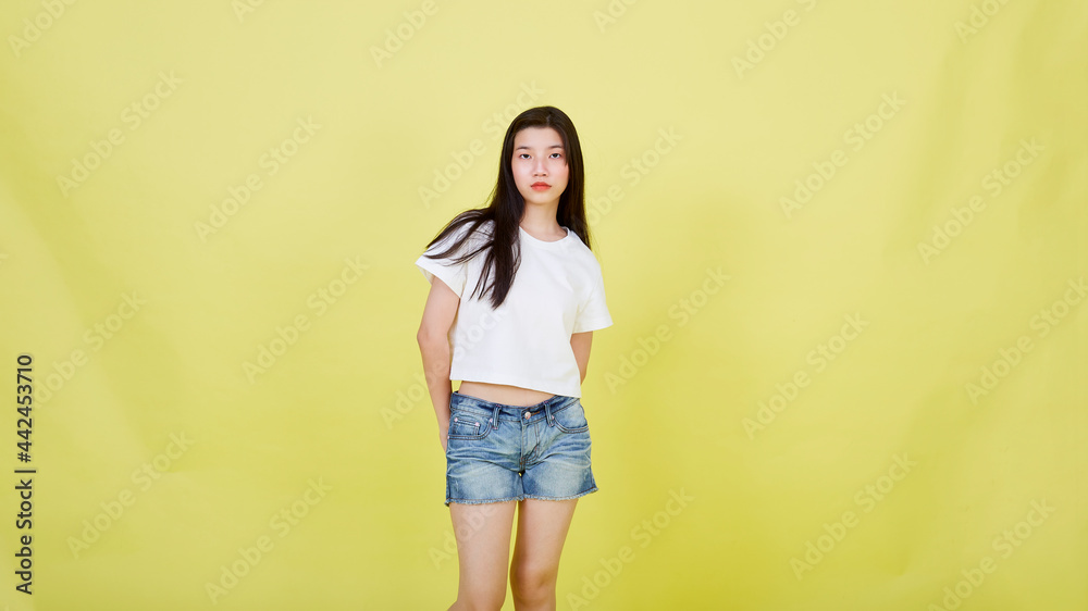 Young Asian women in summer