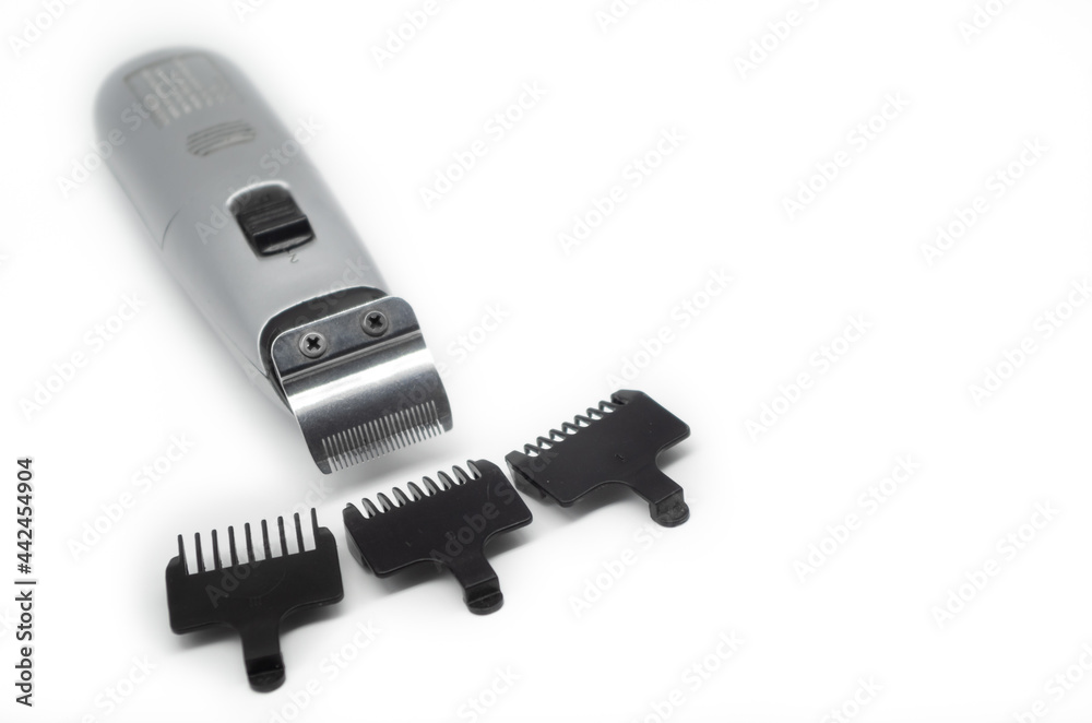 hair clipper on white background, barber shop background hair clipper on white background, barber shop background