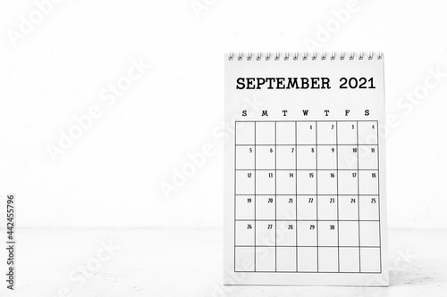 Flip paper calendar on ligh...