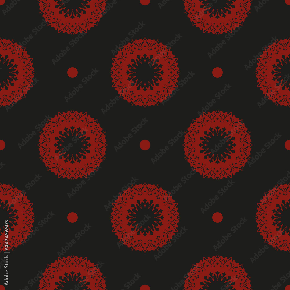 Chinese black and red abstract seamless vector background. Wallpaper in a vintage style template. Chinese black and red abstract seamless vector background. Wallpaper in a vintage style template.