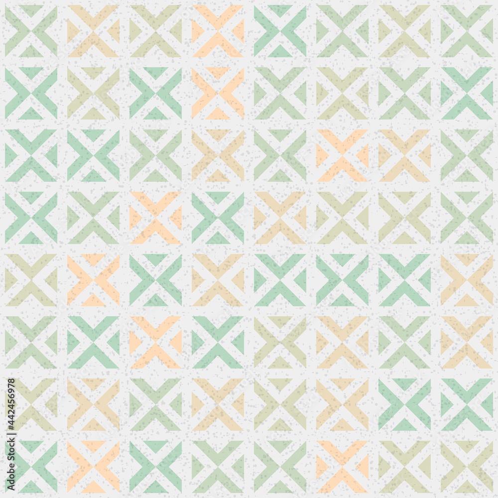 Fototapeta premium Abstract Geometric Pattern generative computational art illustration