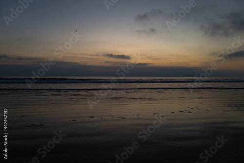 Seascape with sea horizon and blue sky. © Volodymyr