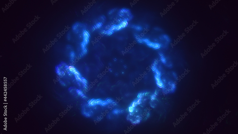 3D rendering abstract round light background 3D rendering abstract round light background