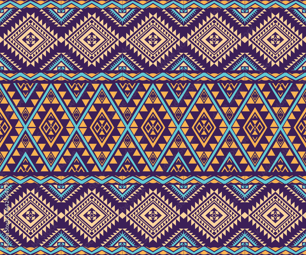 Abstract ethnic retro repeating abstract ,texture Geometric fabric Vector oriental, pattern Abstract geometric,embroidery, fabric illustration embroidery