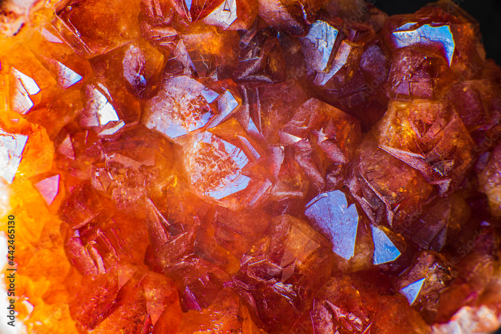 citrine natural quartz semigem geode crystals geological mineral isolated. High quality photo citrine natural quartz semigem geode crystals geological mineral isolated. High quality photo