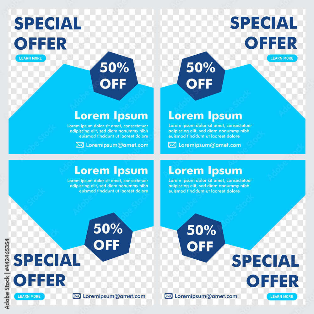 Fototapeta premium social media post design. promotion banner. ready use design template.