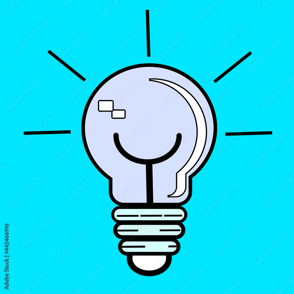 lamp icon line symbol design idea. lamp icon line symbol design idea.